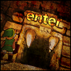 Link at dungeon entrance