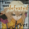 I am not defeated yet